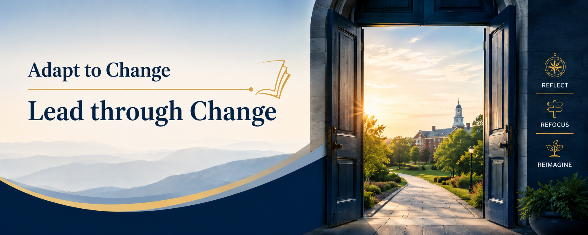 Large Lettering Conference The Next Chapter: A Conference for Higher Ed Professionals Navigating ...